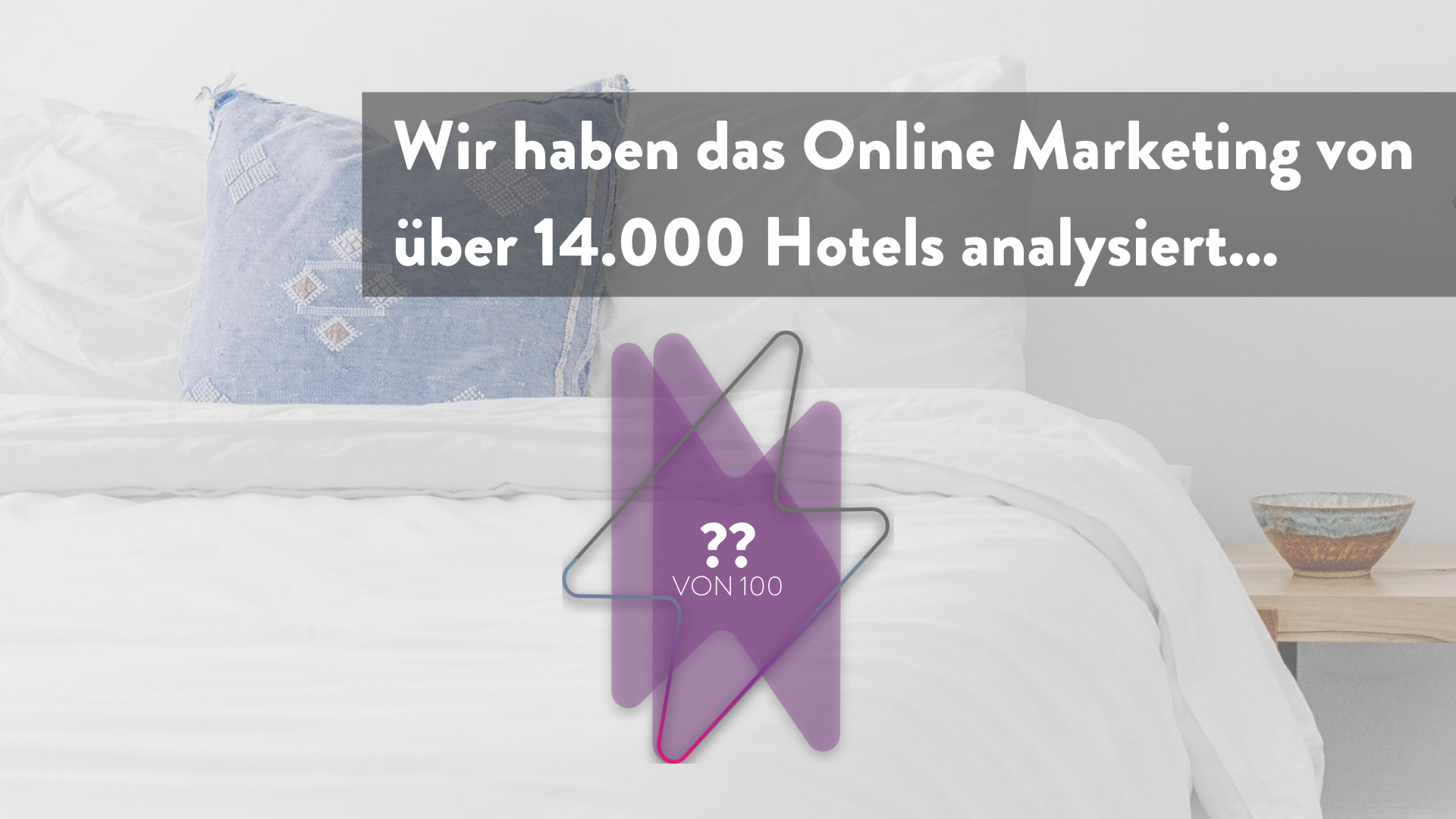 Header Bild von Hotel Digital Score Branchen Report 2021