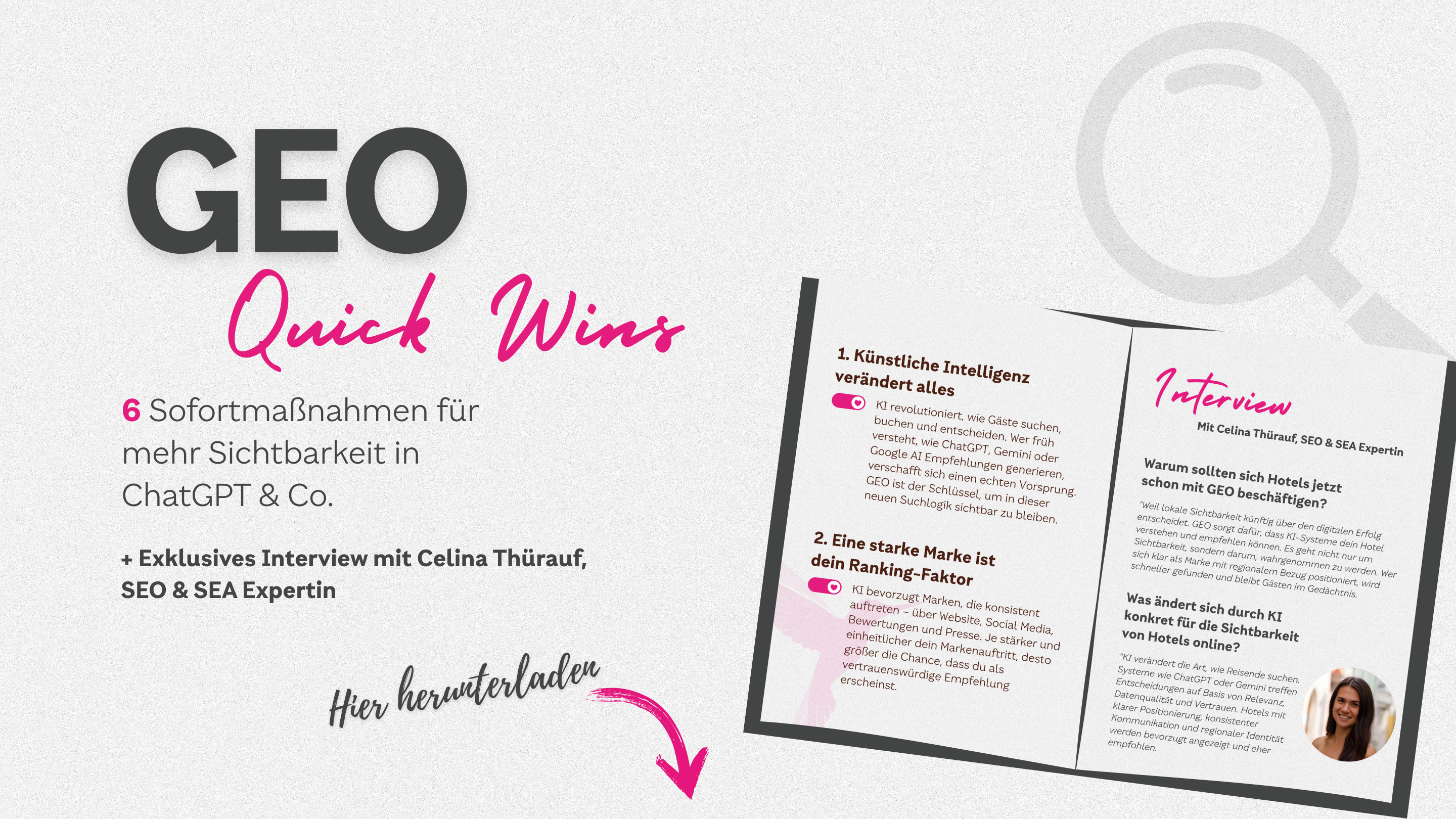 Checkliste GEO Quick Wins