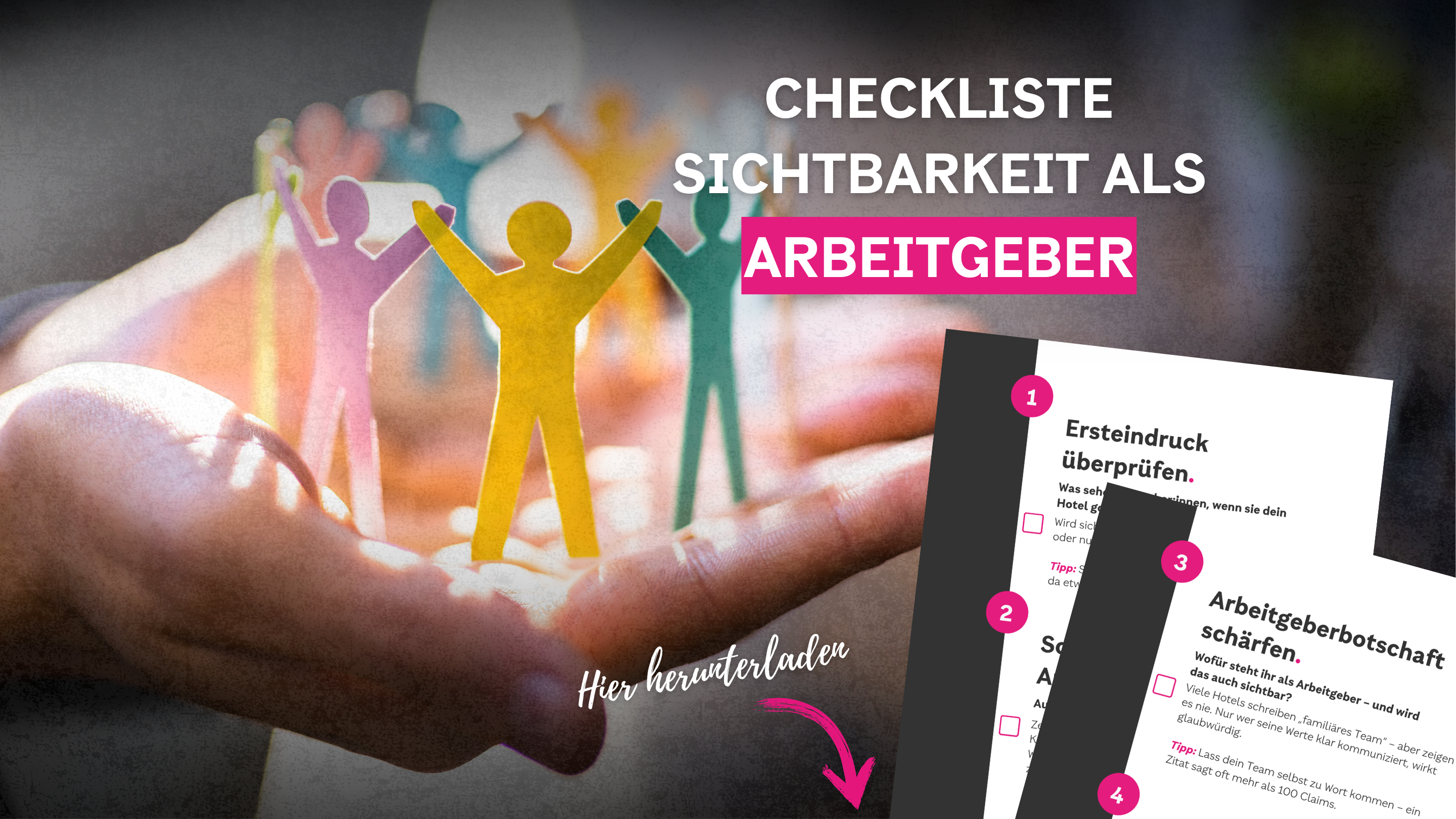 Checkliste Sichtbarkeit als Arbeitgeber