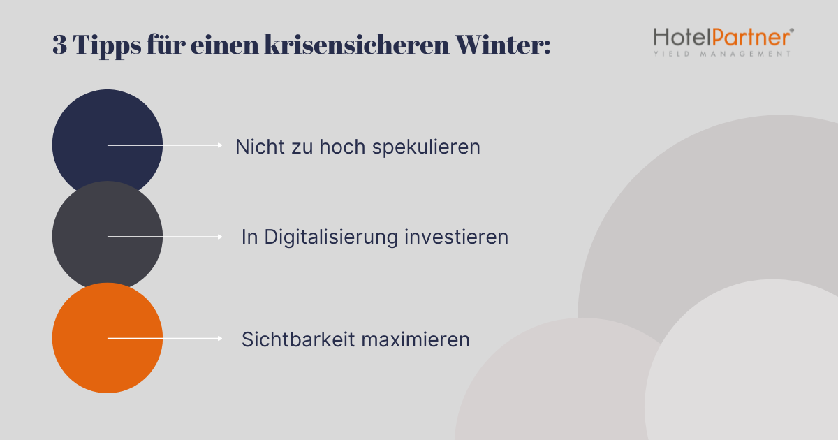 Unser Partner HotelPartner gibt Tipps für einen krisensicheren Winter in der Hotellerie